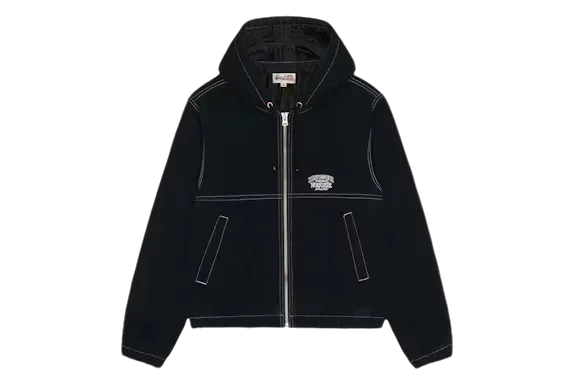 Stussy Work Contrast Stitch Jacket Black US L